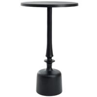 PTMD bijzettafel resha zwart 62 cm | 2 stuks