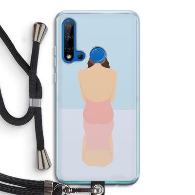 Mirror: Huawei P20 Lite (2019) Transparant Hoesje met koord