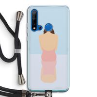 Mirror: Huawei P20 Lite (2019) Transparant Hoesje met koord