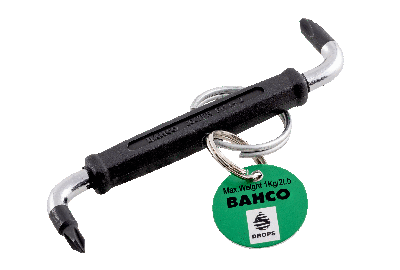 Bahco Haakse schroevendraaier | met veiligheidsring | voor Phillips-schroeven | PH1 | PH2 x 100 mm - TAH2047PR-1-2