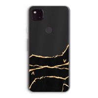 Gouden marmer: Google Pixel 4a 5G Transparant Hoesje