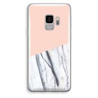 A touch of peach: Samsung Galaxy S9 Transparant Hoesje