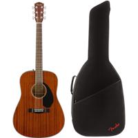 Fender CD-60S All Mahogany akoestische westerngitaar + gigbag