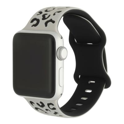Apple Watch Siliconen Luipaard Wild Band - Sterrenlicht Zwart - 44, 45, 46 & 49mm Apple Watch Siliconen Luipaard Wild Band - Sterrenlicht Zwart - 44, 45, 46 & 49mm