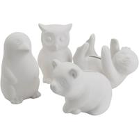 Creativ Company Spaarpotten, dieren, afm 8,5-11 cm, inhoud kan variëren , 4x6 stuk/ 1 doos