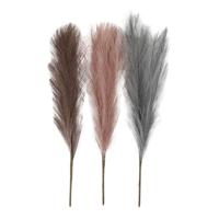 Creativ Company Pampasgras blauw/lila/roze, 3st.