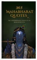 365 Mahabharat Quotes (Hardback)