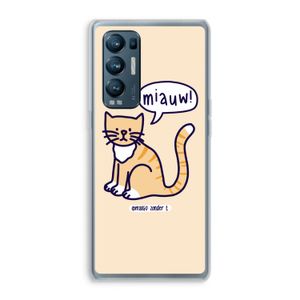 Miauw: Oppo Find X3 Neo Transparant Hoesje