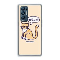 Miauw: Oppo Find X3 Neo Transparant Hoesje