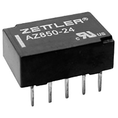 Zettler Electronics AZ850-12 Printrelais 12 V/DC 1 A 2x wisselcontact 1 stuk(s)