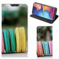 Samsung Galaxy A20e Flip Style Cover Macarons