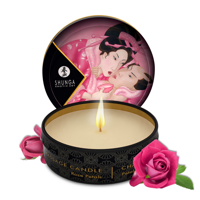 Shunga Mini Massage Kaars - Rozen - 1 oz / 30 ml