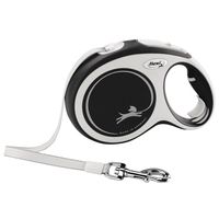 flexi Rollijn New Comfort Tape Leash, zwart, Maat: S 5m - thumbnail