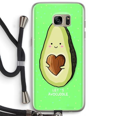 Avocuddle: Samsung Galaxy S7 Edge Transparant Hoesje met koord