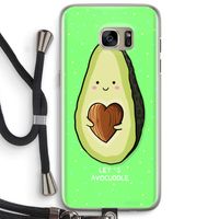 Avocuddle: Samsung Galaxy S7 Edge Transparant Hoesje met koord