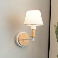 E27 LED Bedside gangpad creatieve persoonlijkheid houten wand lamp stroombron: met LED wit licht 5W (wit)