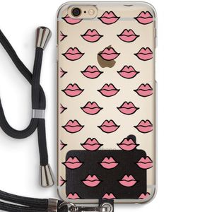 Lipjes: iPhone 6 / 6S Transparant Hoesje met koord