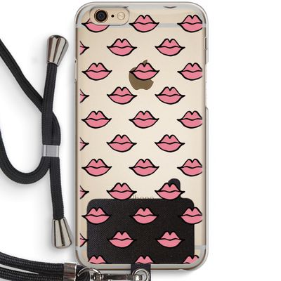 Lipjes: iPhone 6 / 6S Transparant Hoesje met koord