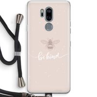 Be(e) kind: LG G7 Thinq Transparant Hoesje met koord