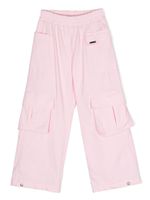 Monnalisa pantalon droit à poches cargo - Rose