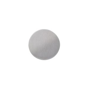 P&E P+E Rozet blind rond ø55x2mm met M4 draadbussen rvs geborsteld