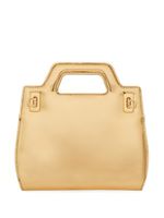 Ferragamo mini sac Wanda à fini métallisé - Or