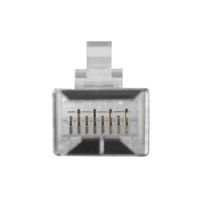 ACT TD1138 RJ45 CAT5E Afgeschermde Modulaire Connector | Ronde Kabel | Massieve of Soepele aders | 8 stuks - thumbnail