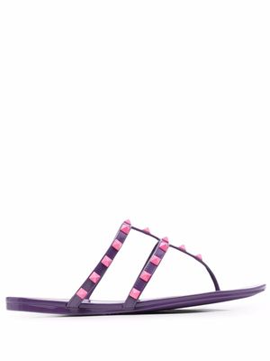 Valentino Garavani sandales Rockstud - Violet