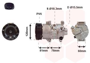 Van Wezel Airco compressor 5300K581