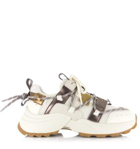 STEVE MADDEN Steve Madden - Tazmania | pewter gold Beige Synthetisch Lage sneakers Dames