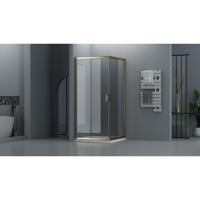 Adema Dawn Douchecabine - 80x80cm - vierkant - goud mat SW1381740