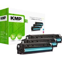 KMP Toner vervangt HP HP 312A (CF381A, CF383A, CF382A) Compatibel Combipack Cyaan, Magenta, Geel 2700 bladzijden H-T189CMY 2528,0030 - thumbnail