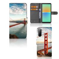 Sony Xperia 10 IV | Flip Cover | Golden Gate Bridge