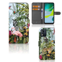 Telefoonhoesje met Pasjes voor Motorola Moto E13 4G Jungle - thumbnail