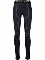 Philipp Plein legging en jean à taille haute - Bleu - thumbnail