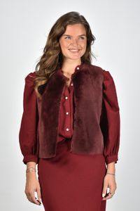 Suite 22 gilet Vondel Short rood