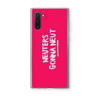 Neuters (roze): Samsung Galaxy Note 10 Transparant Hoesje