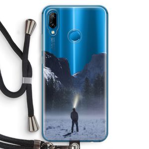 Wanderlust: Huawei P20 Lite Transparant Hoesje met koord