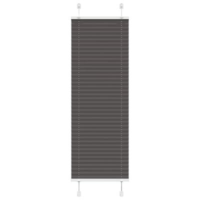 Pliss rolgordijn 45x150 cm stofbreedte 44,4 cm polyester zwart
