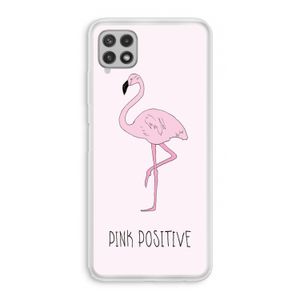 Pink positive: Samsung Galaxy A22 4G Transparant Hoesje