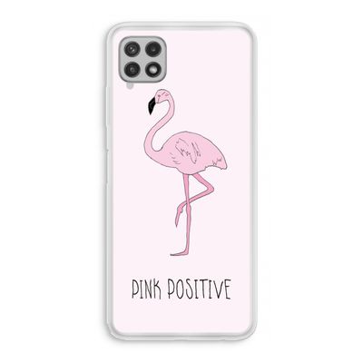 Pink positive: Samsung Galaxy A22 4G Transparant Hoesje