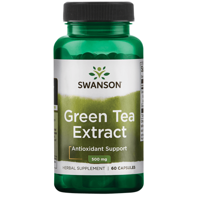 Super Herbs Green Tea Extract 500mg | Swanson | 60ct