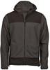 Tee Jays TJ9124 Mountain Hooded Fleece - Asphalt/Black - L