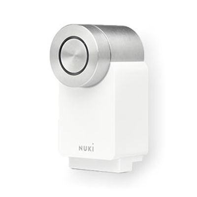 Nuki Smart Lock 4.0 Pro wit - slim deurslot met ingebouwde wifi en Power Pack