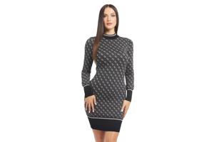 Guess Lise Sweater Dress Dames Zwart - Maat XS - Kleur: Zwart | Soccerfanshop