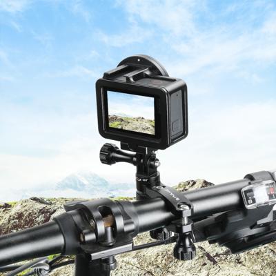 PULUZ 360 graden rotatie fiets aluminium stuur adapter mount met schroef voor GoPro HERO7/6/5 sessie/5/4 sessie/4/3 +/3/2/1 andere sport camera's (z