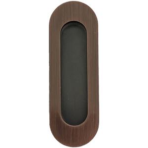 Schuifdeurkom ovaal 120x40 koper 500/RC