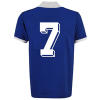 Bastia Retro Football Shirt 1978 + Number 7 (Rep)
