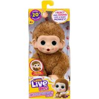 Pluche speelgoed - LITTLE LIVE PETS - Mijn mini-aapje - Karamel - Geschikt voor kinderen vanaf 4 jaar