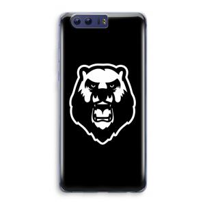 Angry Bear (black): Honor 9 Transparant Hoesje